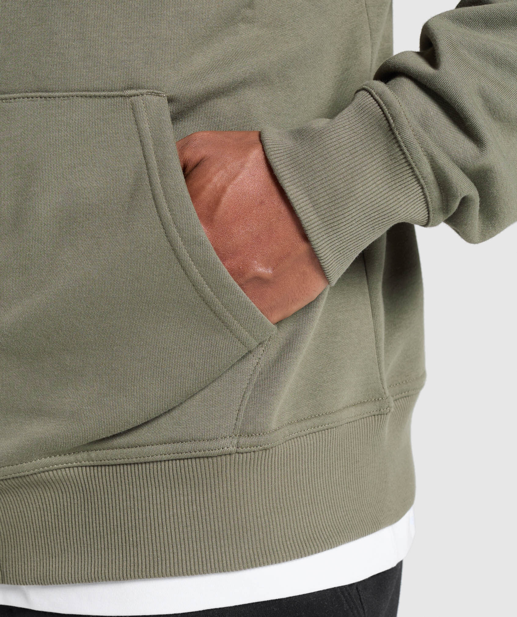 Crest Oversized Zip Up Hoodie