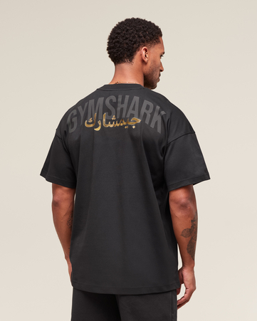 Power Overlay Oversized Graphic Tee