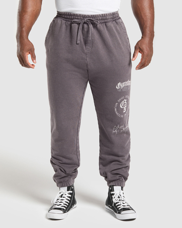 Distressed Graphic Jogger