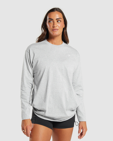 Heavyweight Cotton Long Sleeve Top