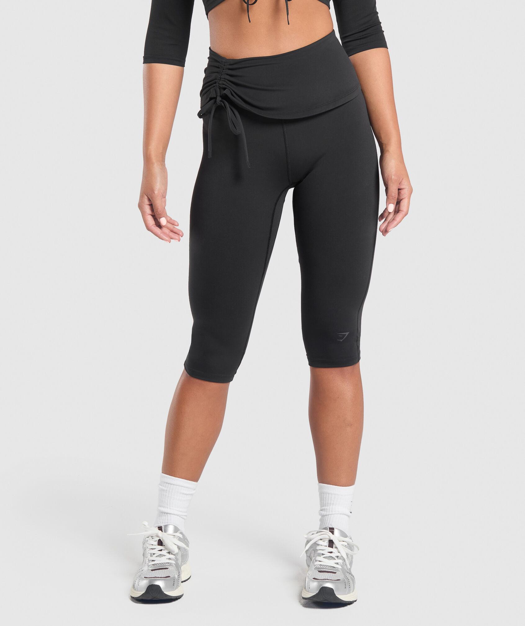 Ruched capri leggings hotsell