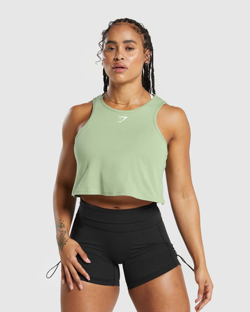 Lifting Essential Cotton Crop Tank