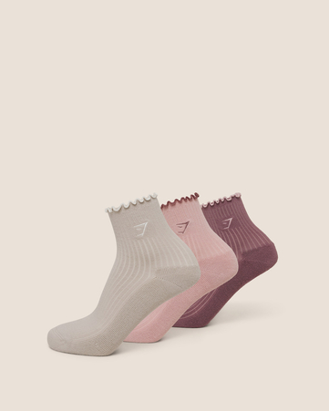 Midi Frill Socks 3pk