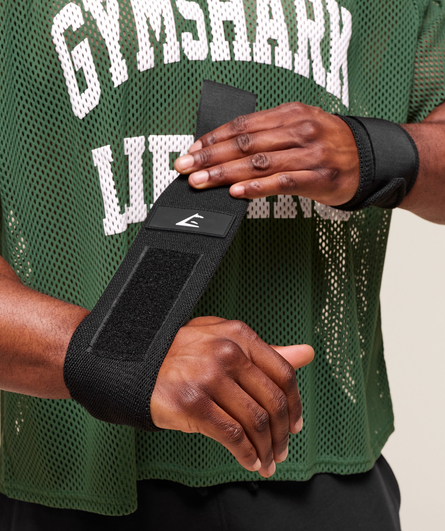 Shop Wrist Straps Black Gymshark Dubai, UAE