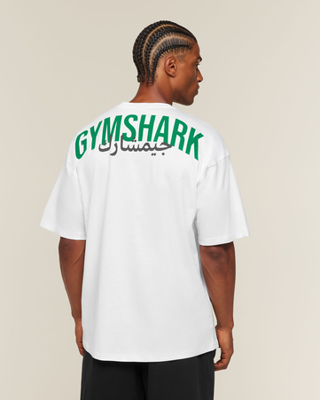 Power Overlay Arabic Graphic T-Shirt