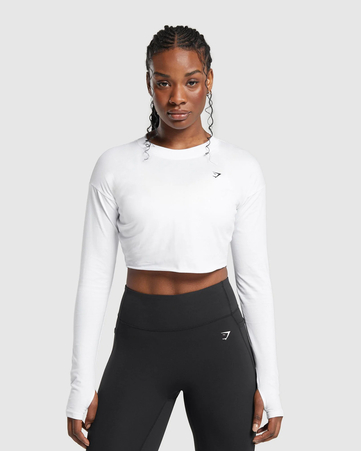 Lifting Long Sleeve Crop Top