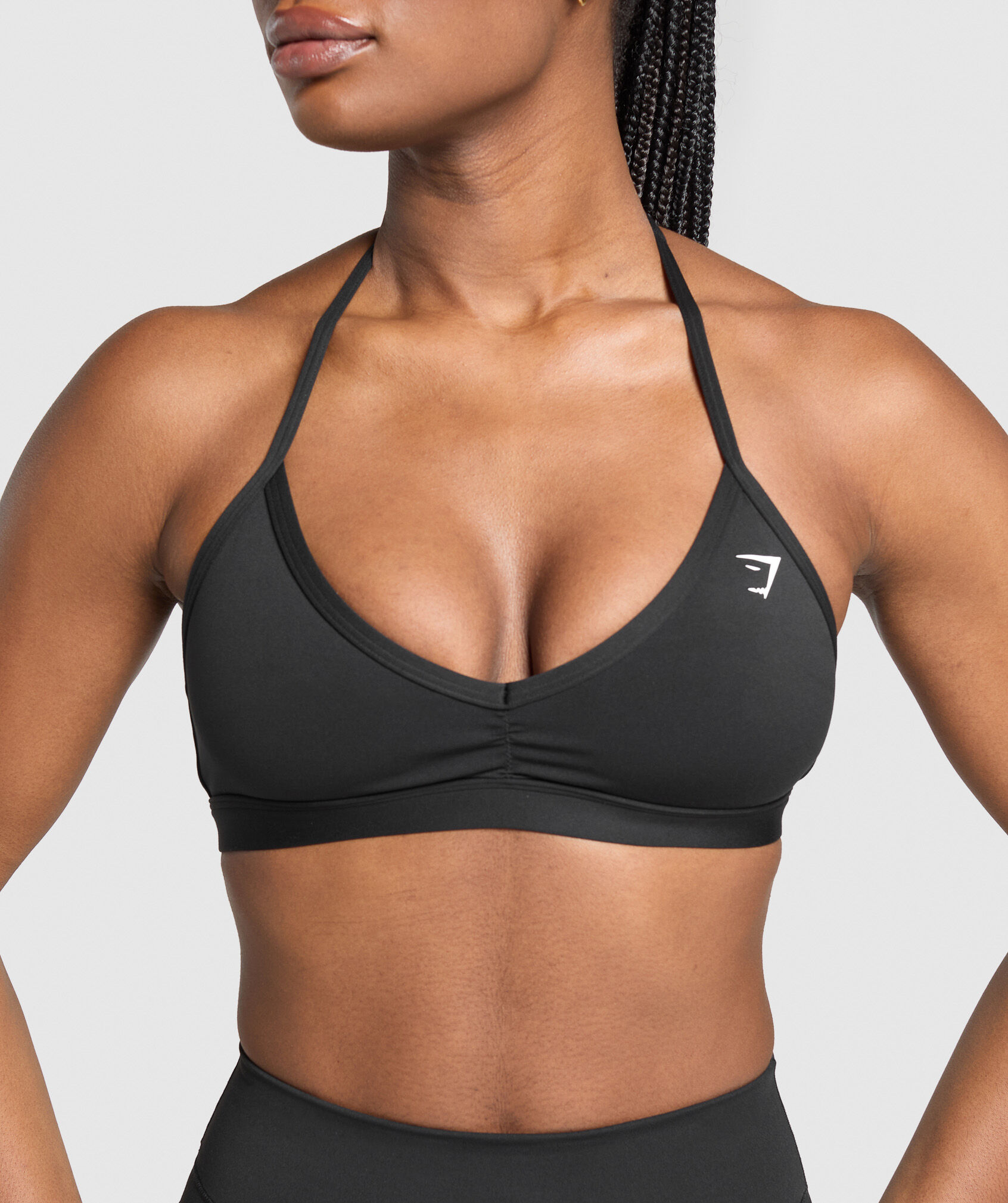 Minimal Halterneck Sports Bra
