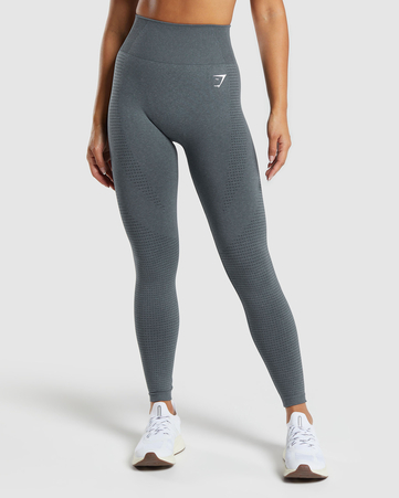 Vital Seamless Leggings:Strong Grey/ Marl:S