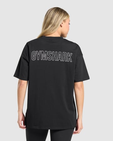 Trace Graphic Oversized T-Shirt