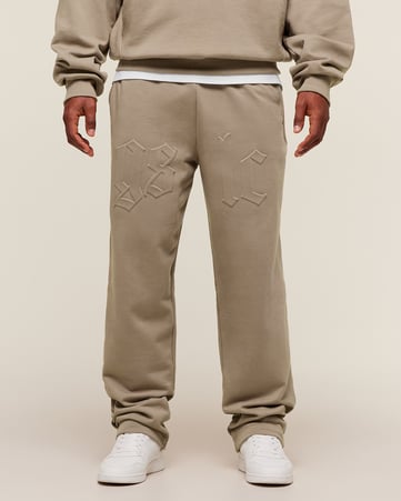 Embossed Straight Leg Jogger
