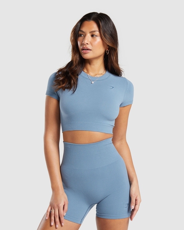 Cotton Seamless Crop Top