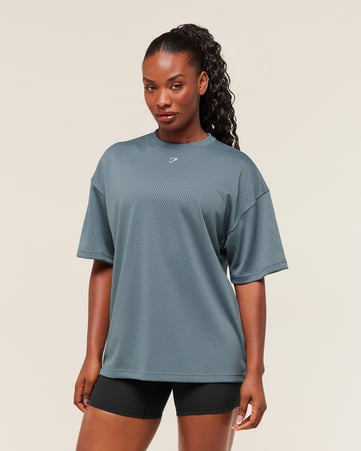 Lifting Mesh Oversized Tee