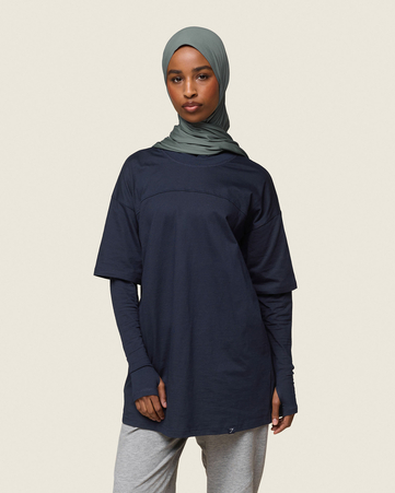 GS x Leana Deeb Oversized Long Sleeve T-Shirt