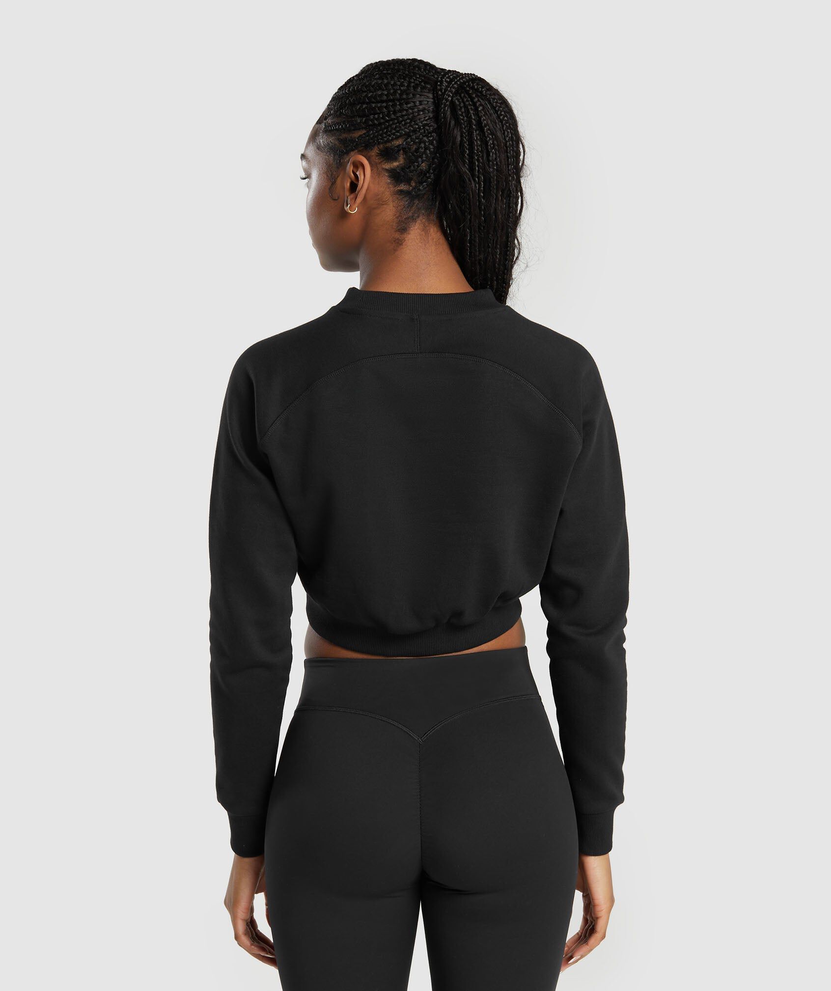 Training Fleece Cropped Sweatshirt