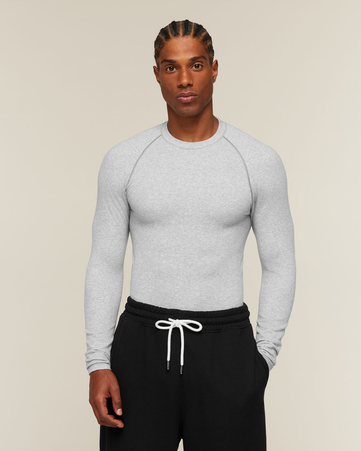 Cotton Seamless Long Sleeve T-Shirt