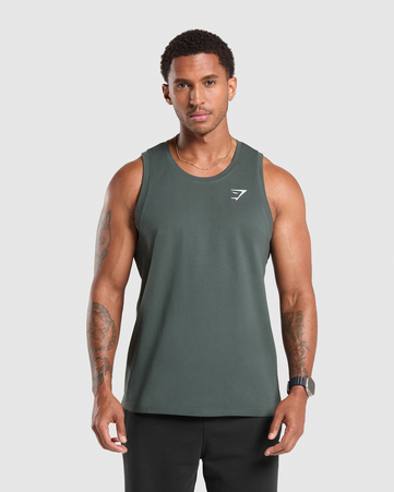 Crest Tank:Slate Teal:L