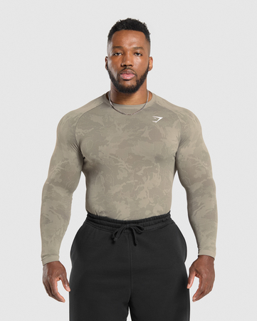 Geo Seamless Long Sleeve T-Shirt