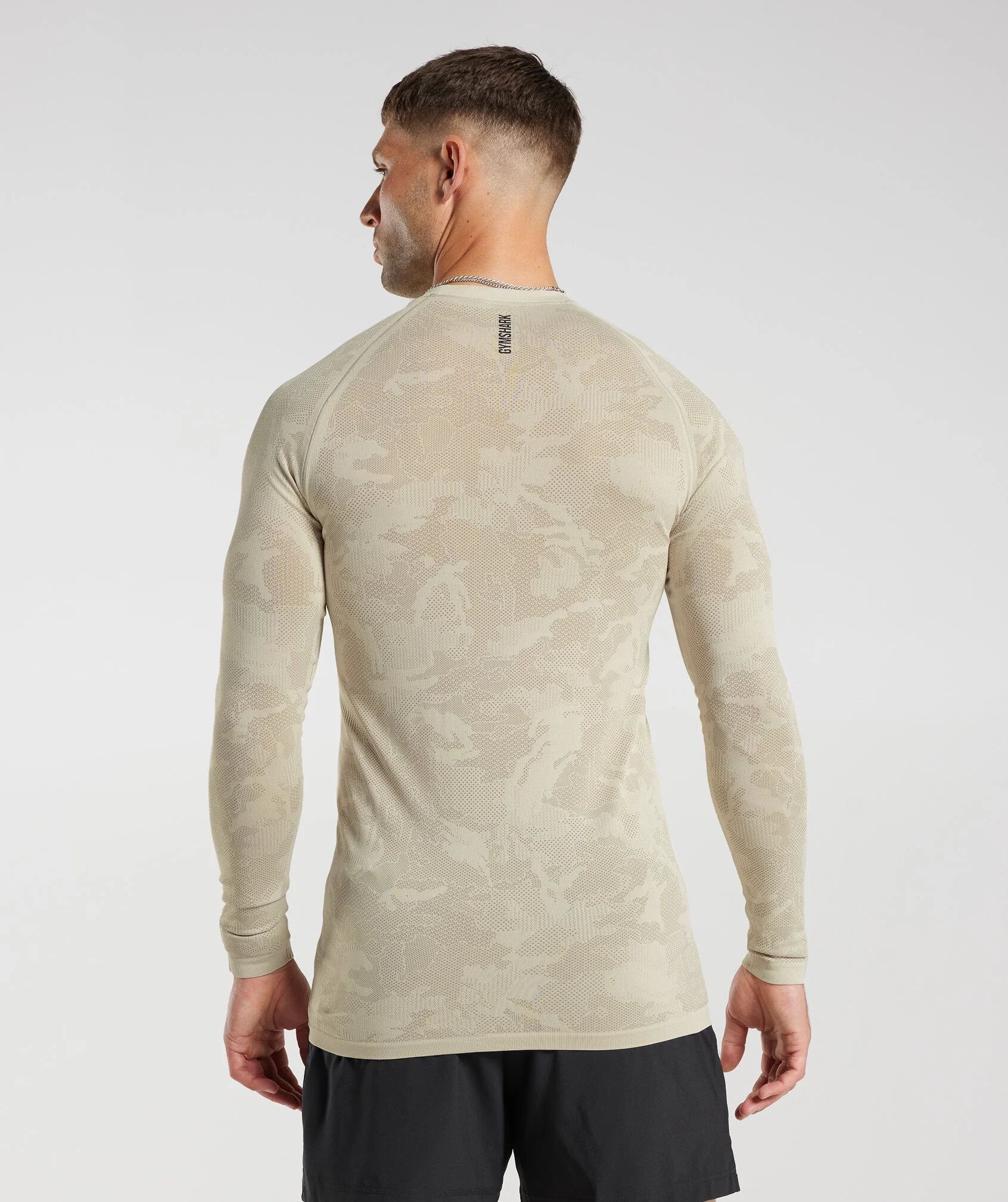 Jacquard pullover gymshark top