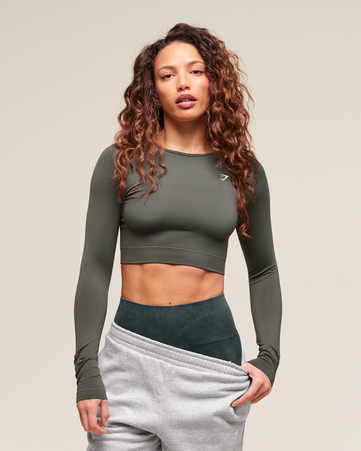 Everyday Seamless Long Sleeve Crop Top