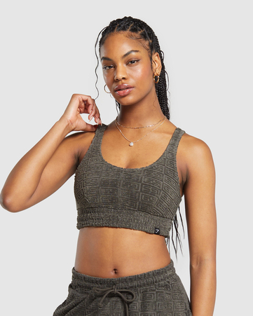 Monogram Towelling Bralette