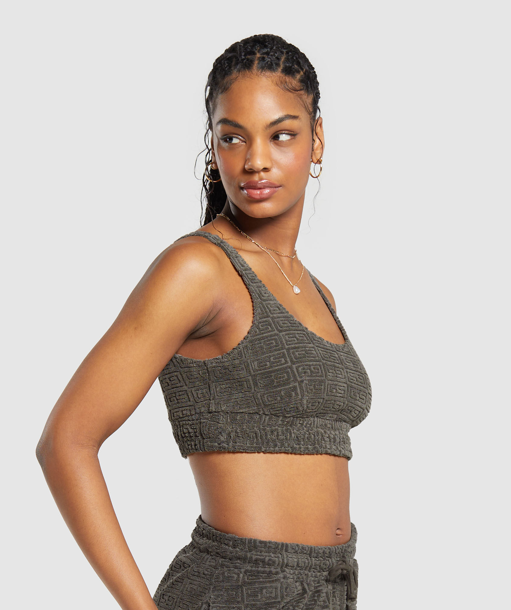 Monogram Towelling Bralette