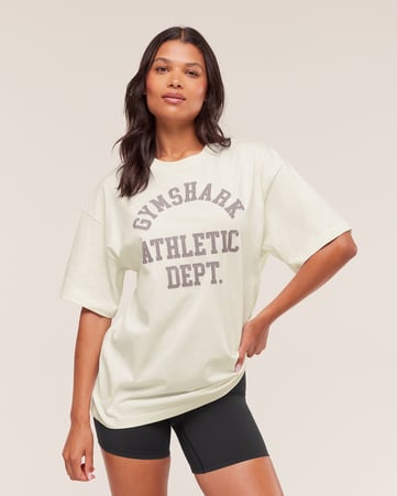 Athletic Department Oversized Graphic T-Shirt