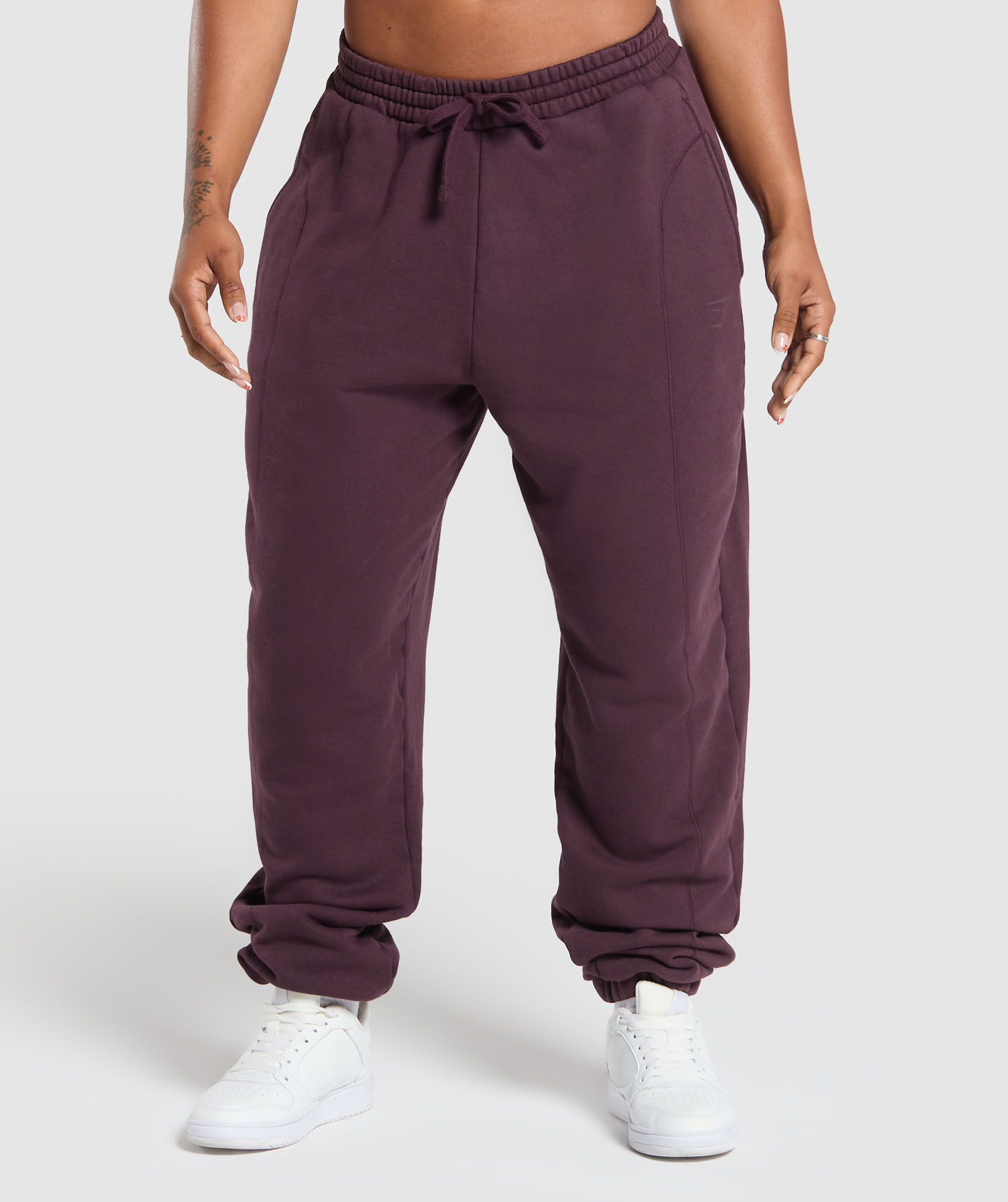 Purple acid wash joggers deals