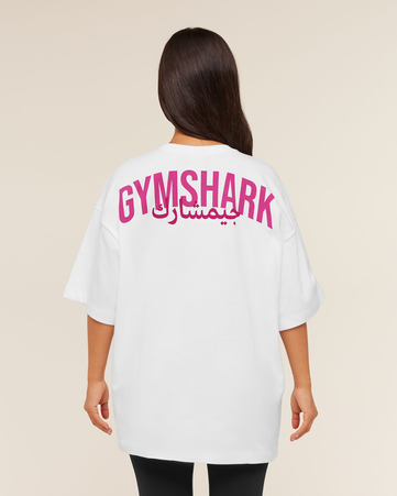 Power Overlay Oversized Graphic T-Shirt