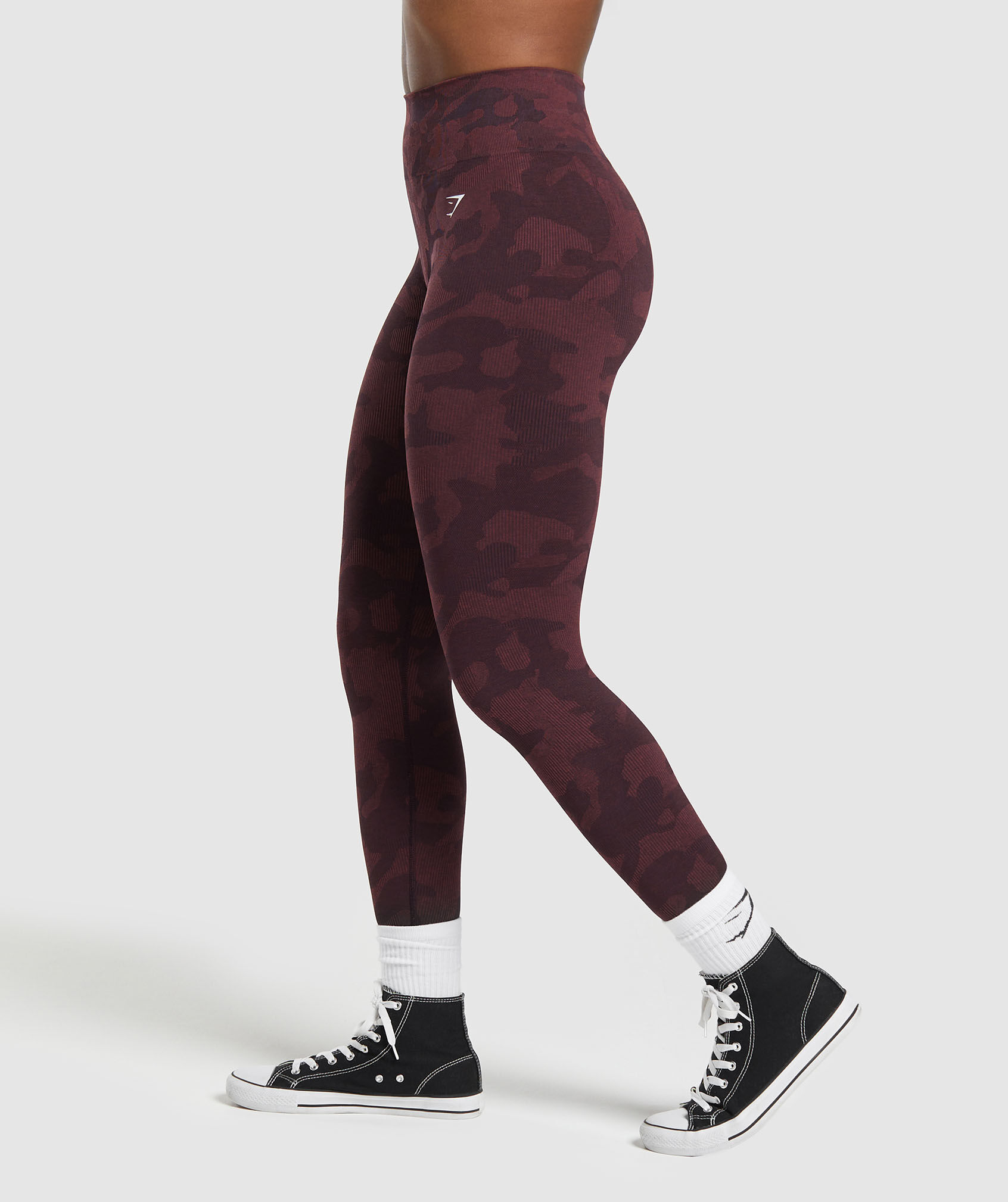 Burgundy gymshark leggings store