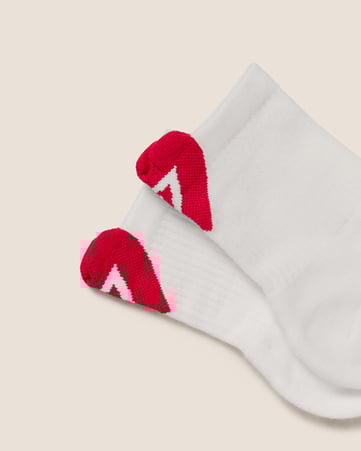 Heart Graphic Midi Socks 3pk