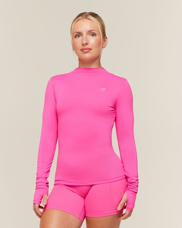 Running High Neck Long Sleeve Top