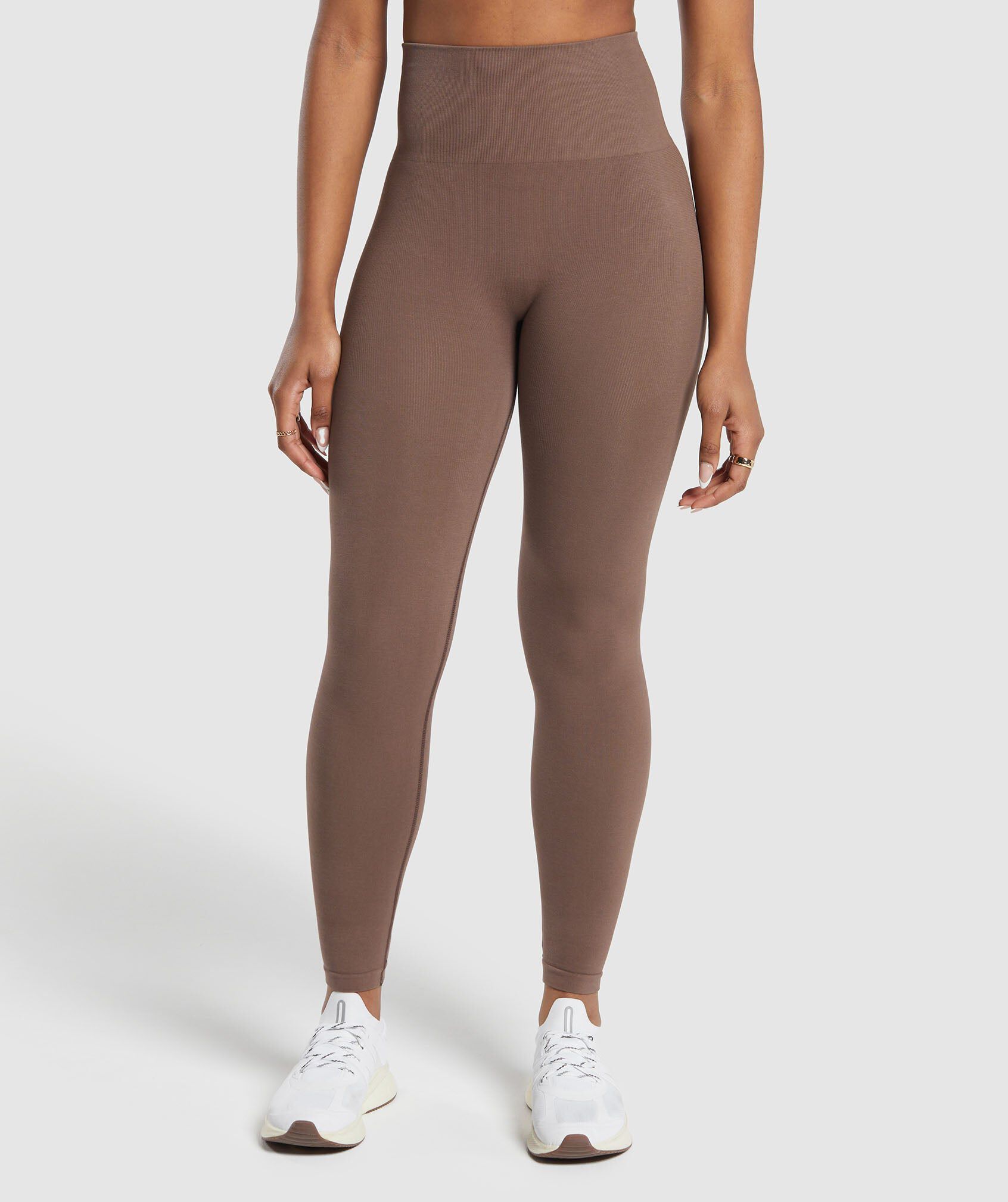 Ribbed cotton leggings outlet