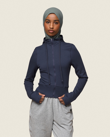 GS x Leana Deeb Hooded Midi Top