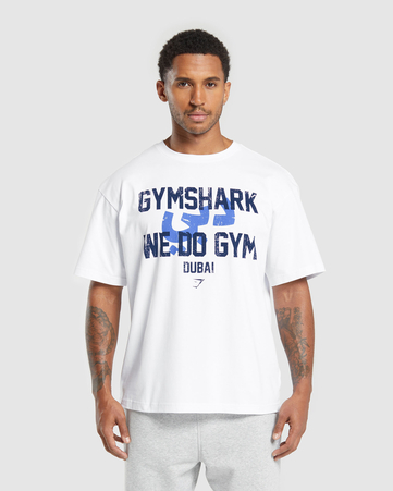 We Do Gym Graphic Oversized T-Shirt