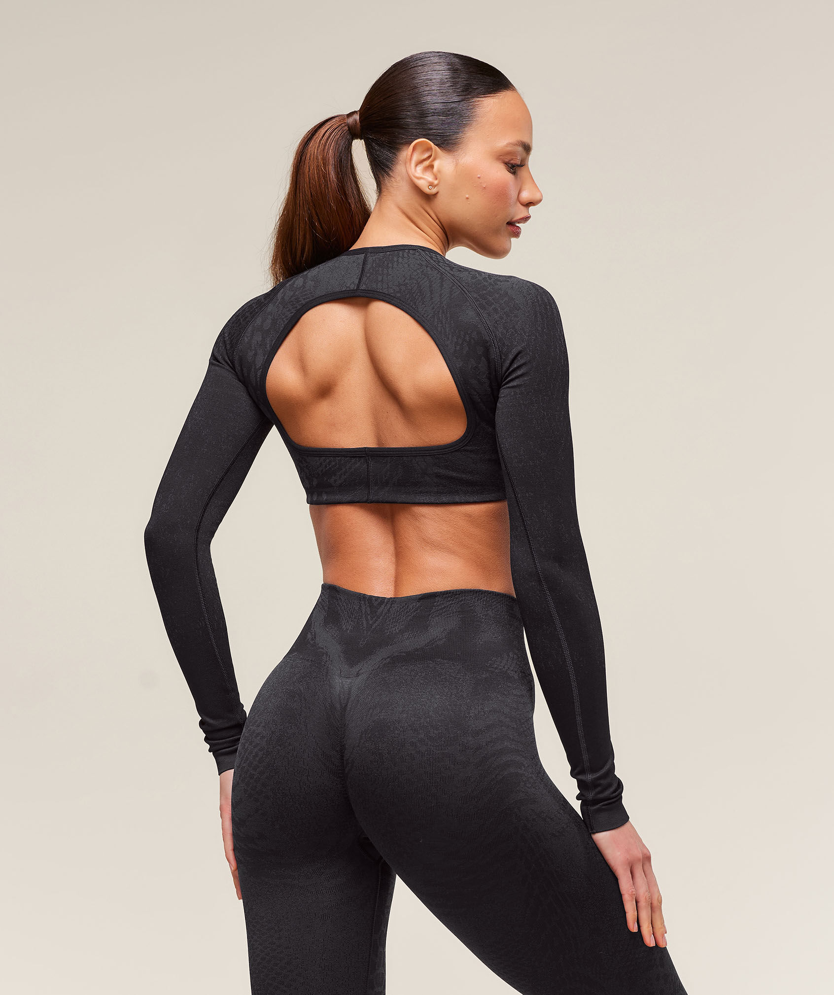 Adapt X Whitney Animal Seamless Long Sleeve Top