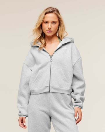 Cosy Luxe Zip Through Hoodie