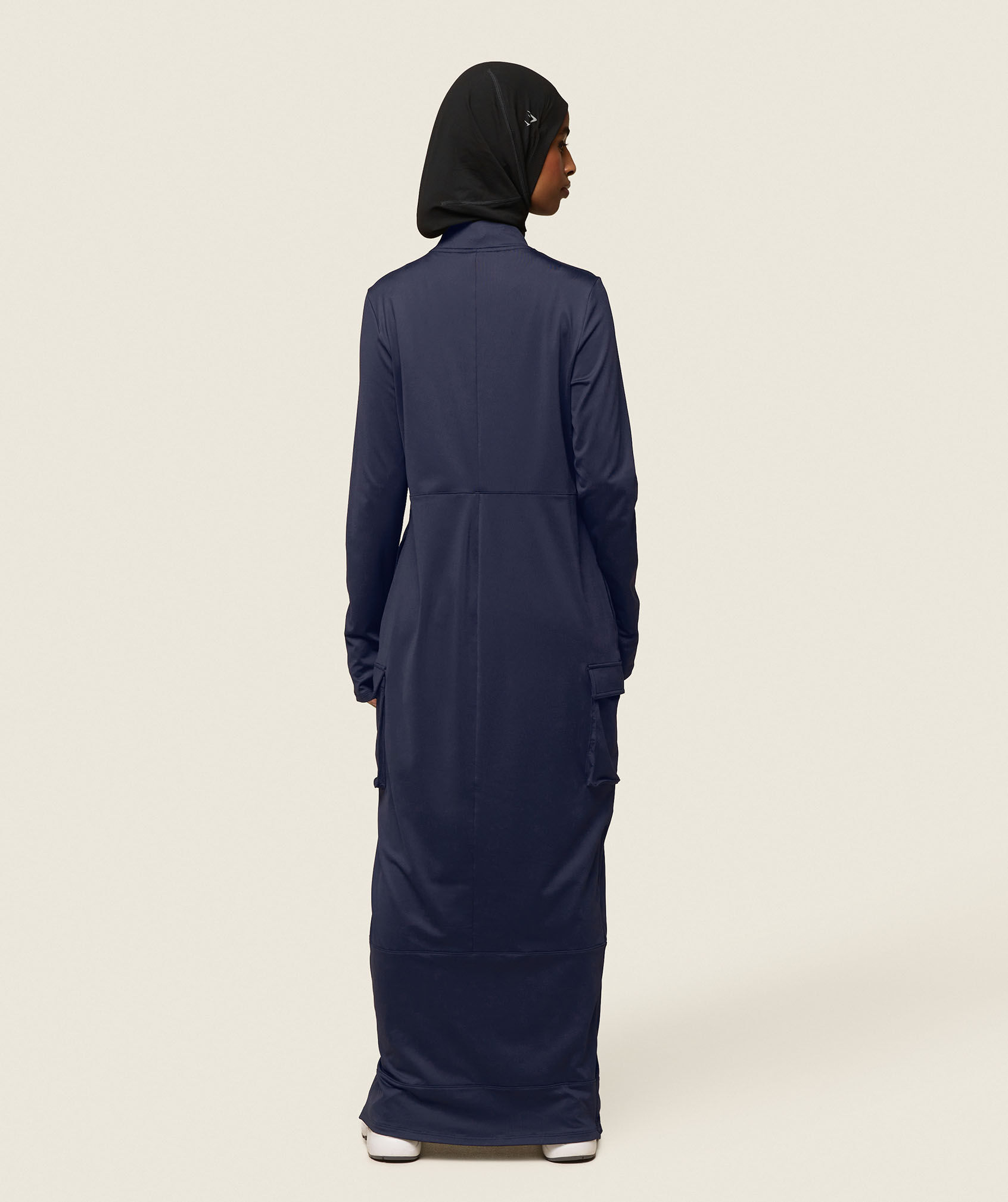 【ゆあ】digne完売品★sporty blouson navy Womens Recycled Nylon Zip Up Jacket—Granite Navy