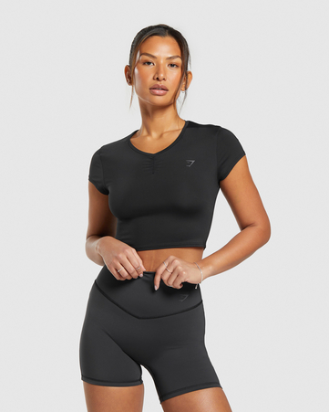 Elevate Ruched Crop Top