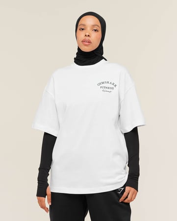 Arabic Fitness Graphic T-Shirt