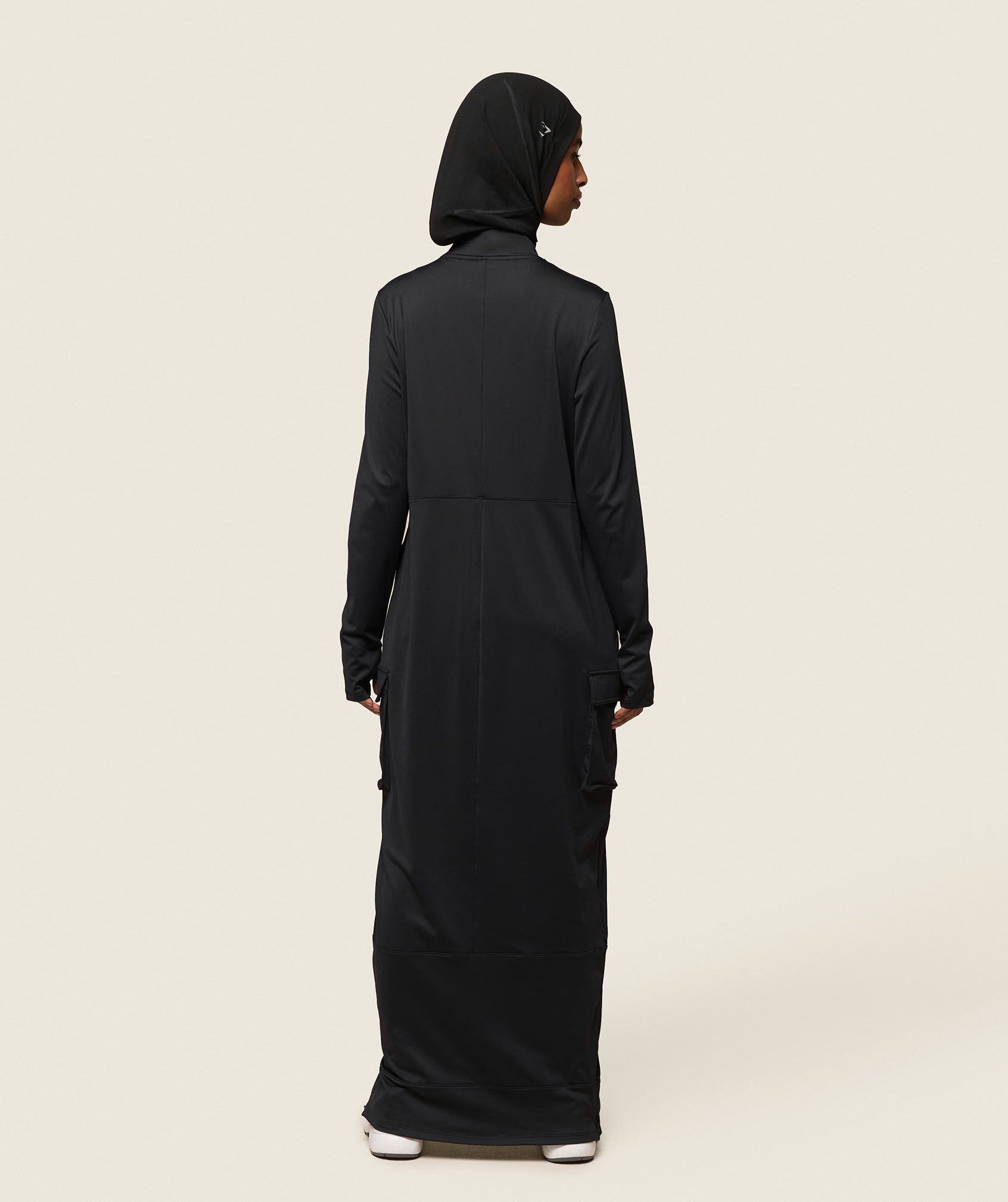 Shop GS x Leana Deeb Abaya Black - Gymshark Oman