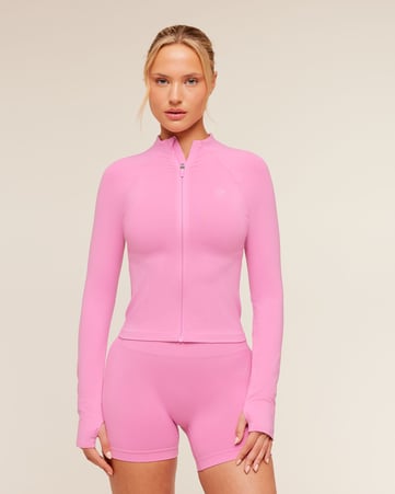 Soft Sculpt Zip Up Jacket