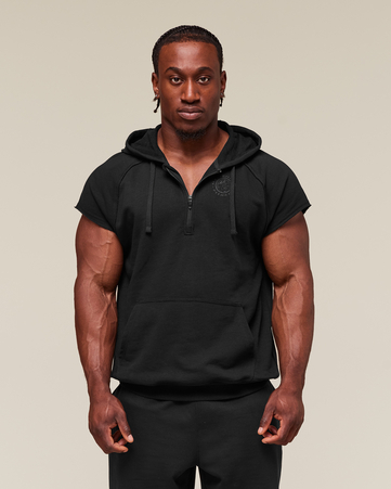 Legacy 1/4 Zip Cap Sleeve Hoodie