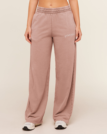 Chainstitch Graphic Wide Leg Jogger