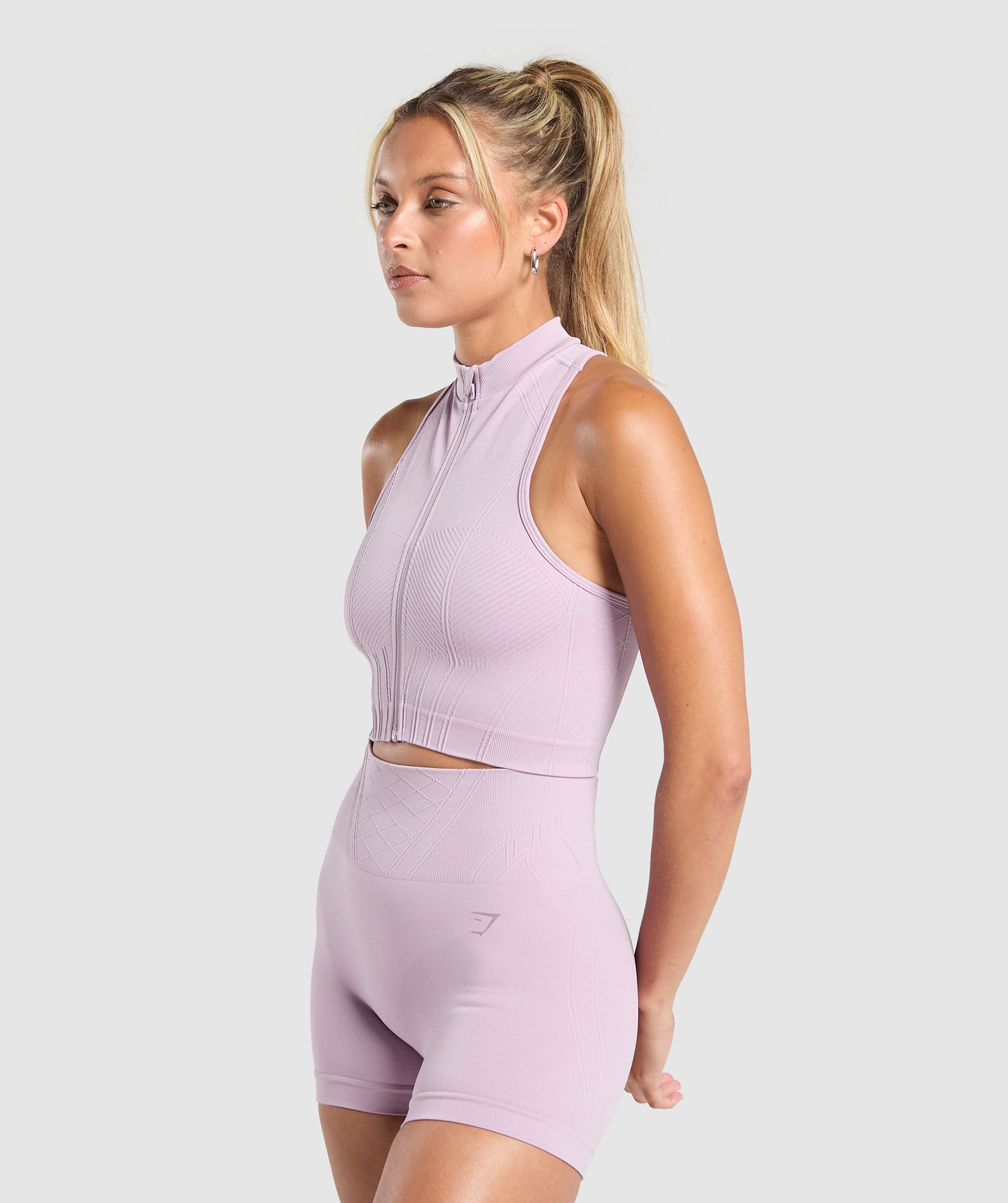Corset Seamless Crop Tank