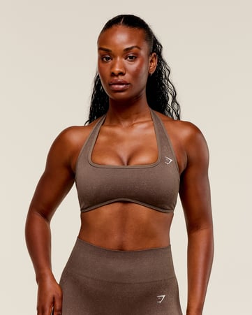 Adapt Fleck x Whitney Halterneck Sports Bra
