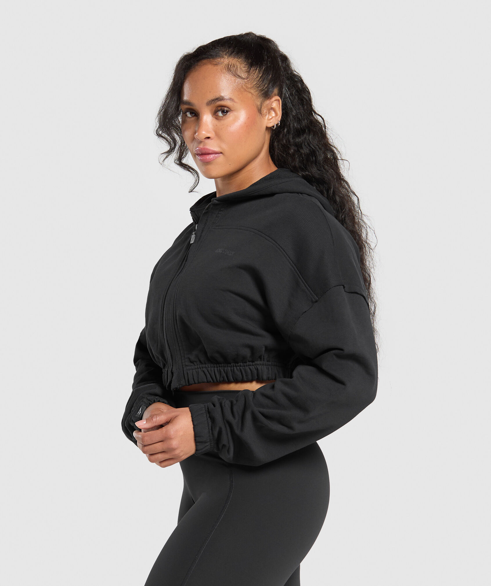 Superset Crop Zip Hoodie