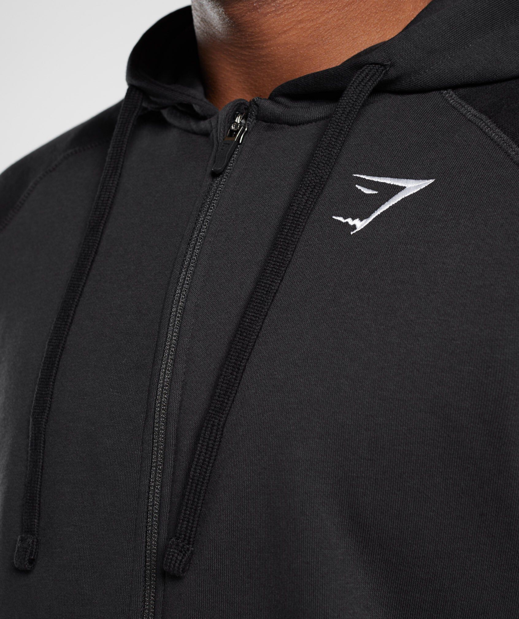 Crest Zip Up Hoodie