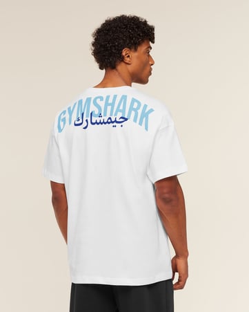 Power Overlay Oversized Graphic T-Shirt