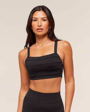 Pleated Medium Support Sports Bra