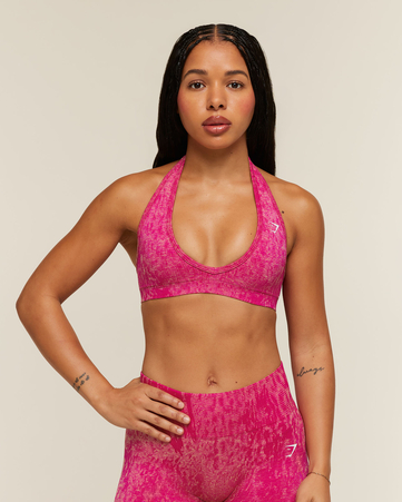 Adapt Animal Halter Neck Sports Bra